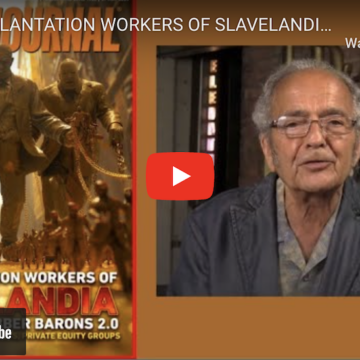 WE, THE PLANTATION WORKERS OF SLAVELANDIA, ARE SERFS OF ROBBER BARONS 2.0